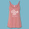 That Sounds Fun pink tank on a blue background Annie Downs